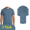 Gildan Heavy Cotton DIY Indigo Blue T-Shirt, Adult's Craft Blanks Multi Pack Tee